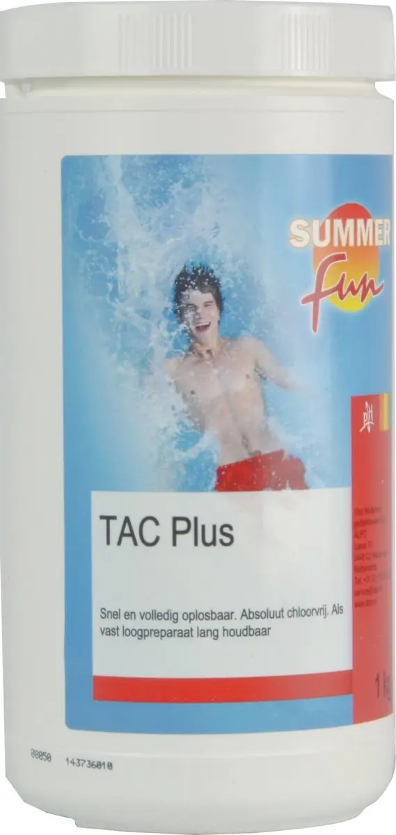Summer Fun TAC Plus 1kg - Verhoogt alkaliniteit en pH