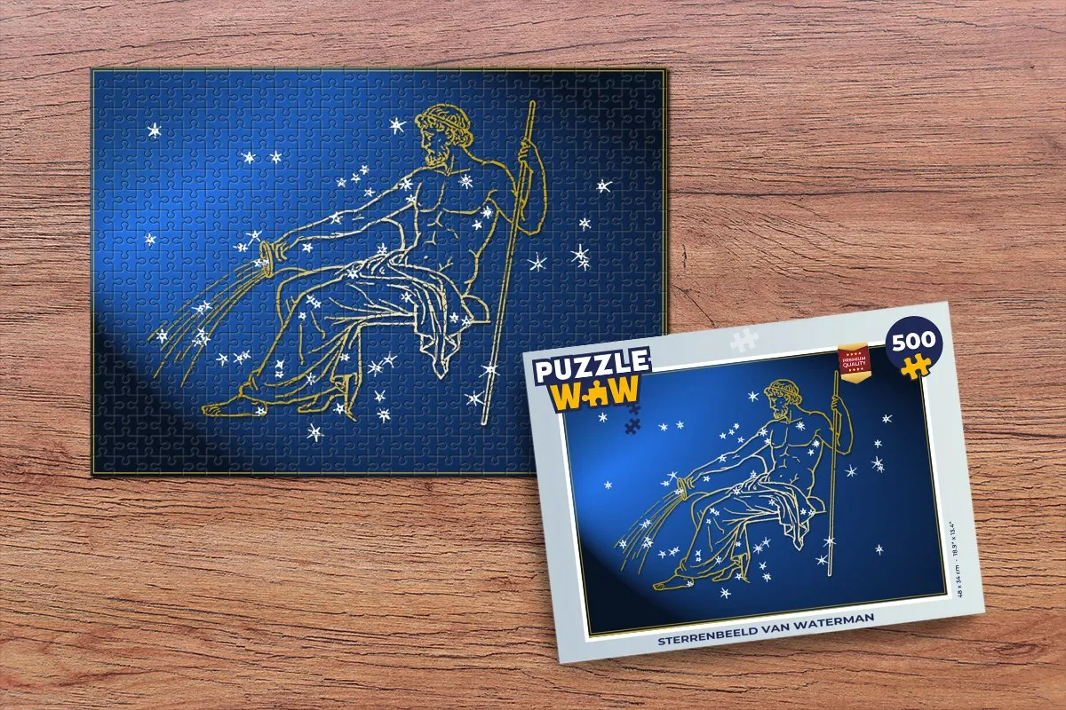 PuzzleWow Sterrenbeeld Waterman Legpuzzel 500 Stuks - Multicolor