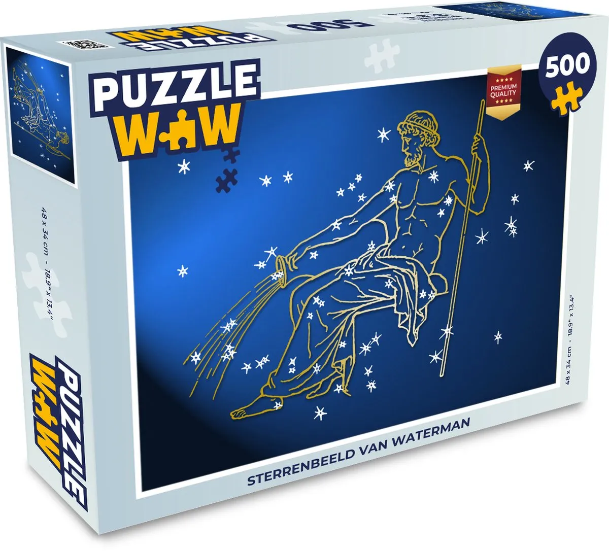 PuzzleWow Sterrenbeeld Waterman Legpuzzel 500 Stuks