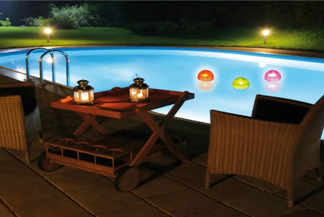 Summer Fun Solarbol Verlichtingsset - 3 Drijvende LED Lichtbollen IP68 - Meerkleurig