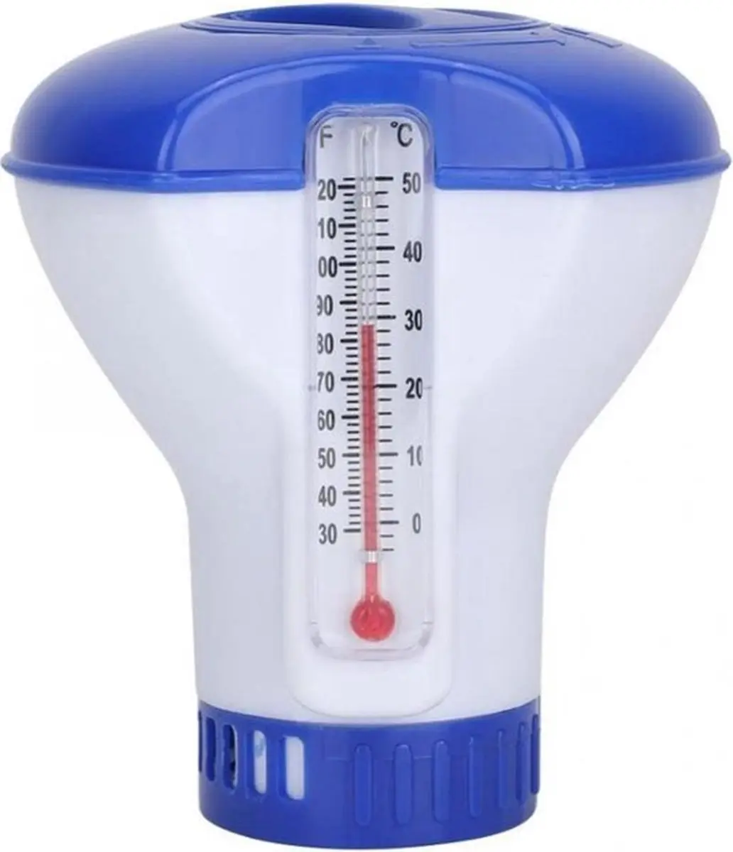 Summer Fun Chloordrijver 502010814-NL - Thermometer - 20ml - Wit/blauw