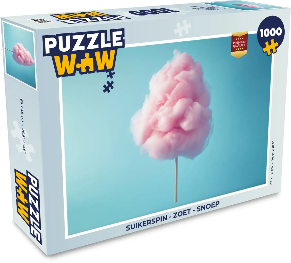 PuzzleWow Suikerspin Legpuzzel 1000 Stuks