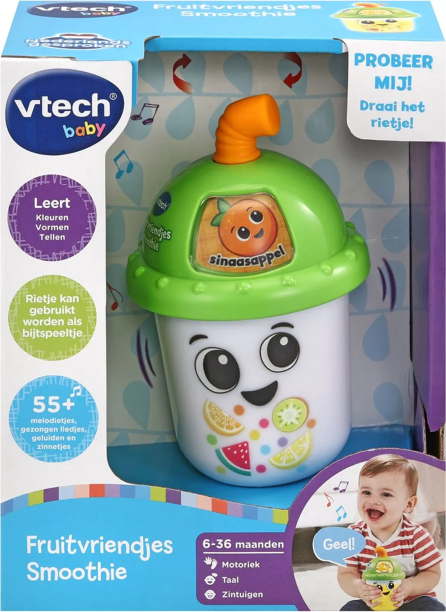 VTech Baby Fruitvriendjes Smoothie - Blauw - afbeelding 6 van 6