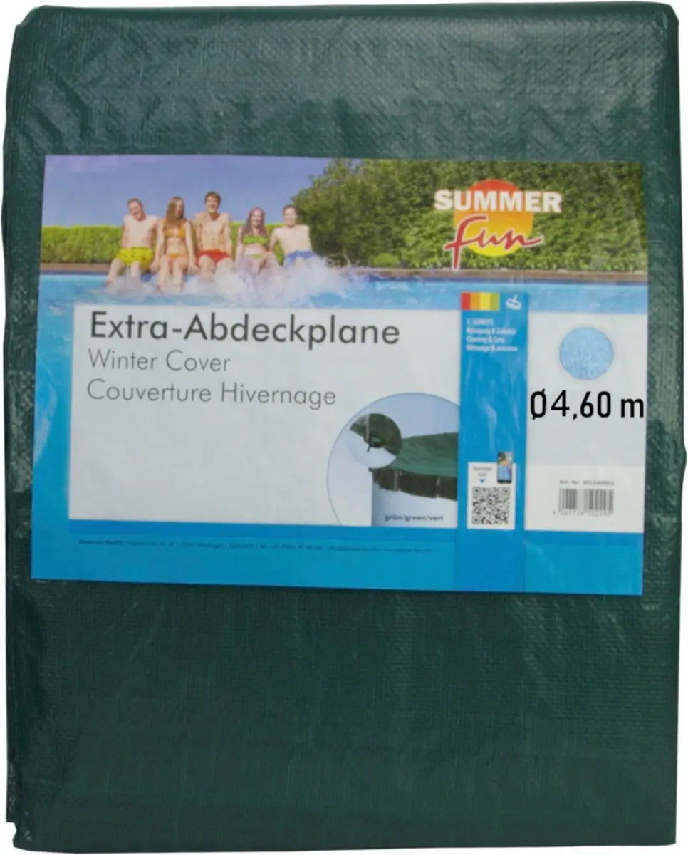 Summer-Fun-Winterzwembadhoes-rond-460-cm-PVC-groen