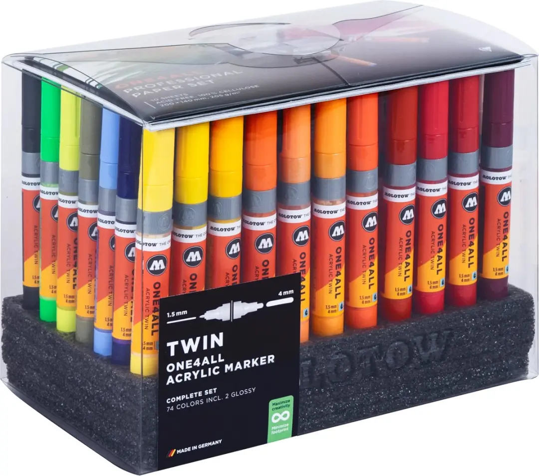 Molotow One4All Twin Marker Complete Set