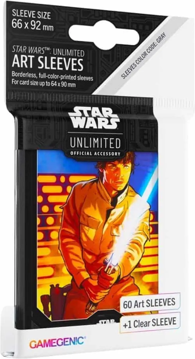 Gamegenic Star Wars Unlimited Luke Skywalker Art Sleeves GGS15030