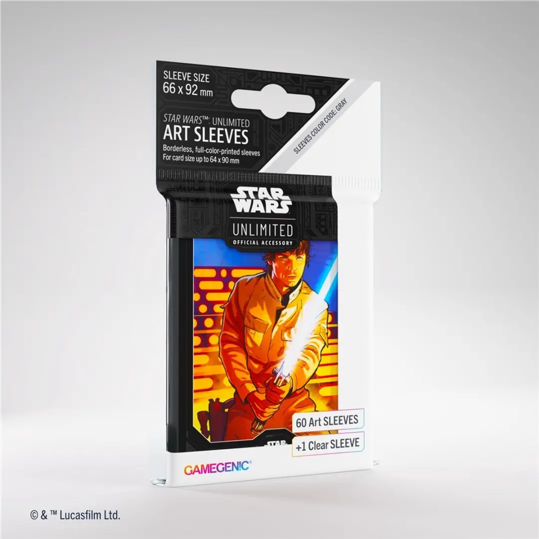 Gamegenic Star Wars Unlimited Luke Skywalker Art Sleeves GGS15030