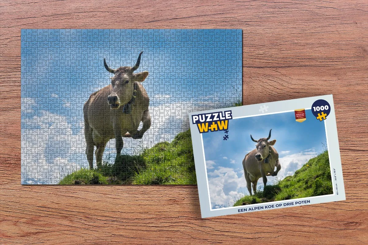 PuzzleWow Legpuzzel Koe