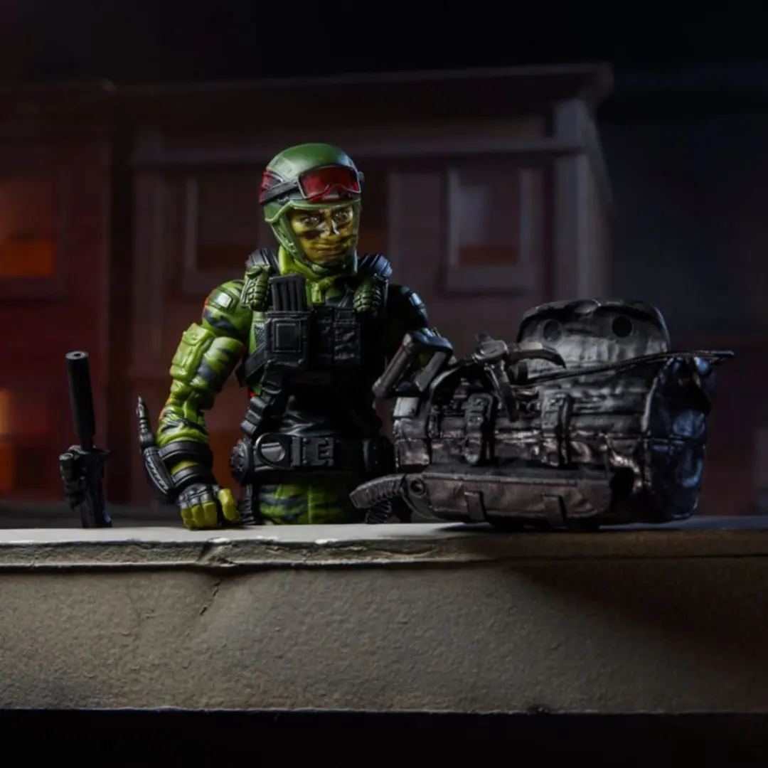 Hasbro G.I. Joe Classified G22745X0 Brent "Hit & Run" Action Figure - 15cm - Zwart/Groen - afbeelding 6 van 6