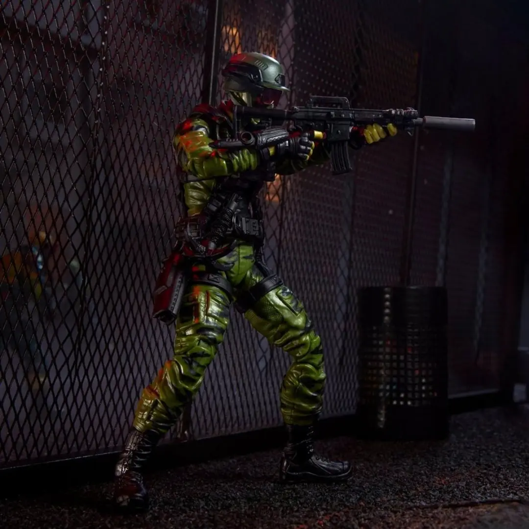 Hasbro G.I. Joe Classified G22745X0 Brent "Hit & Run" Action Figure - 15cm - Zwart/Groen - afbeelding 4 van 6