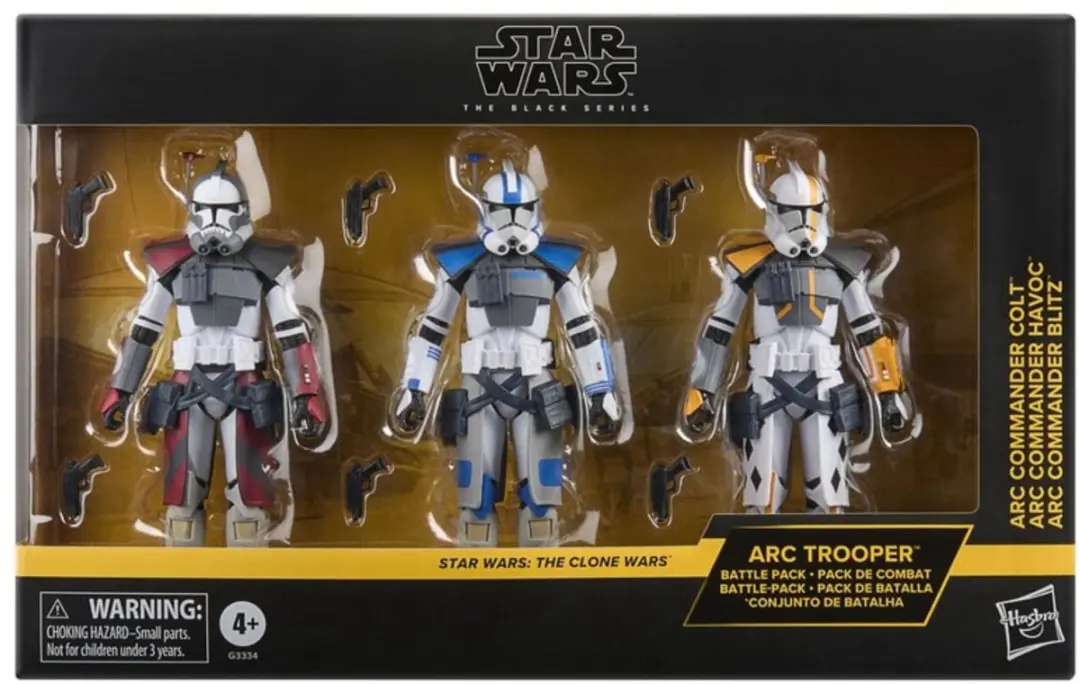 Star Wars The Clone Wars ARC Trooper 3-Pack