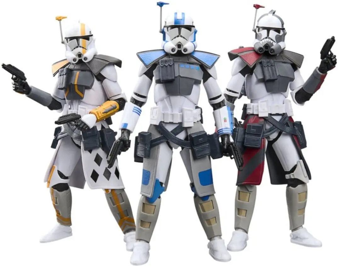 Star Wars The Clone Wars ARC Trooper 3-Pack - 15cm