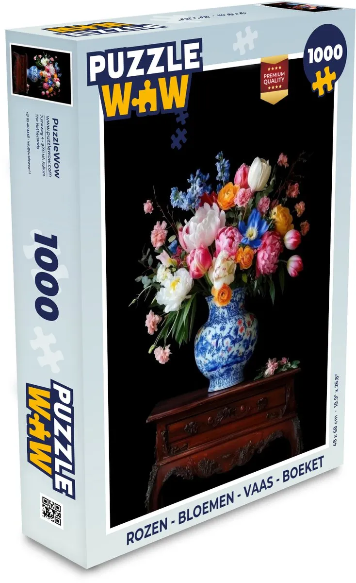 PuzzleWow Rozen Legpuzzel 1000 Stuks