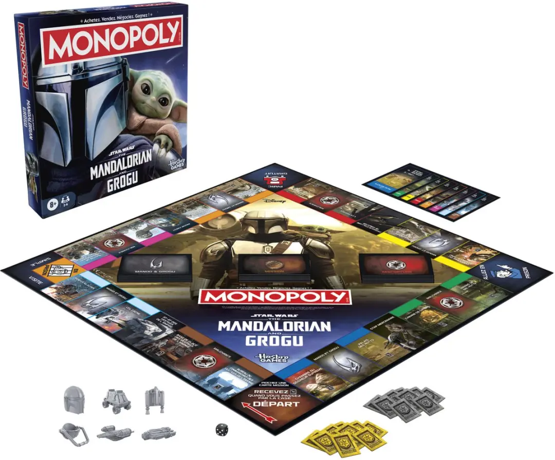 Monopoly Star Wars The Mandalorian and Grogu