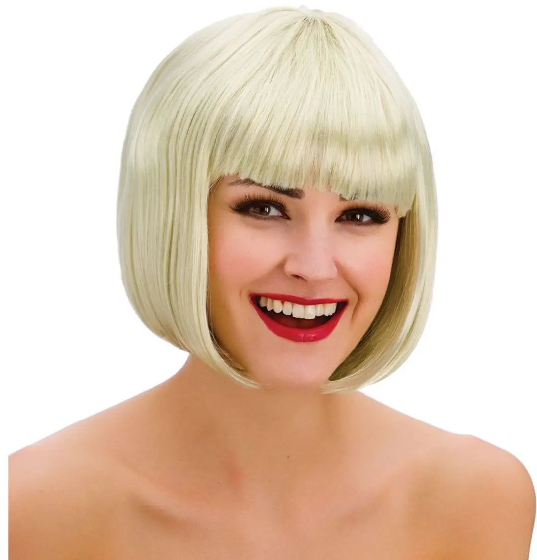 Pruik Diva boblijn blond