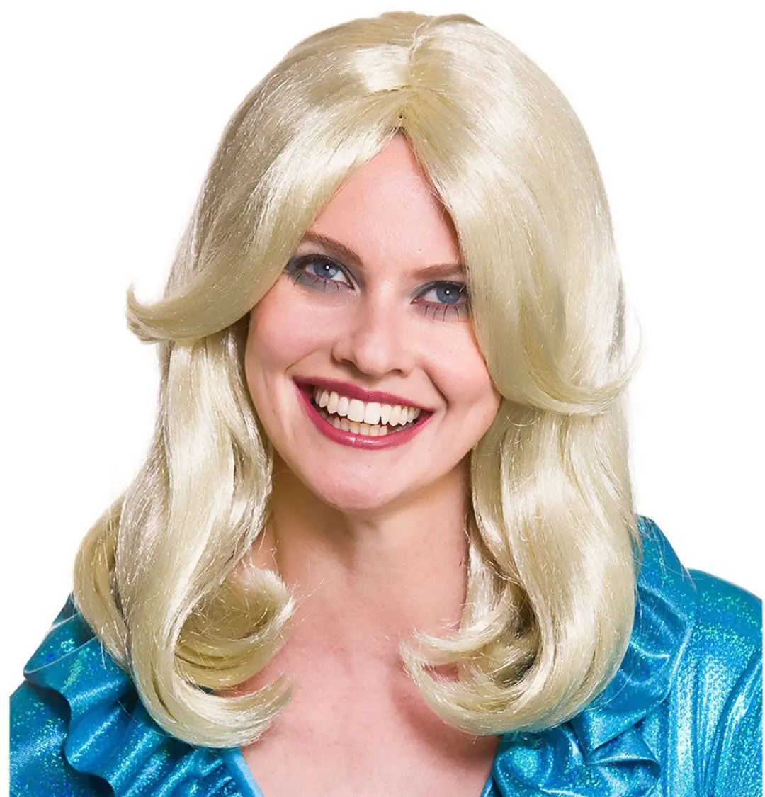 Blonde glamour pruik Melody
