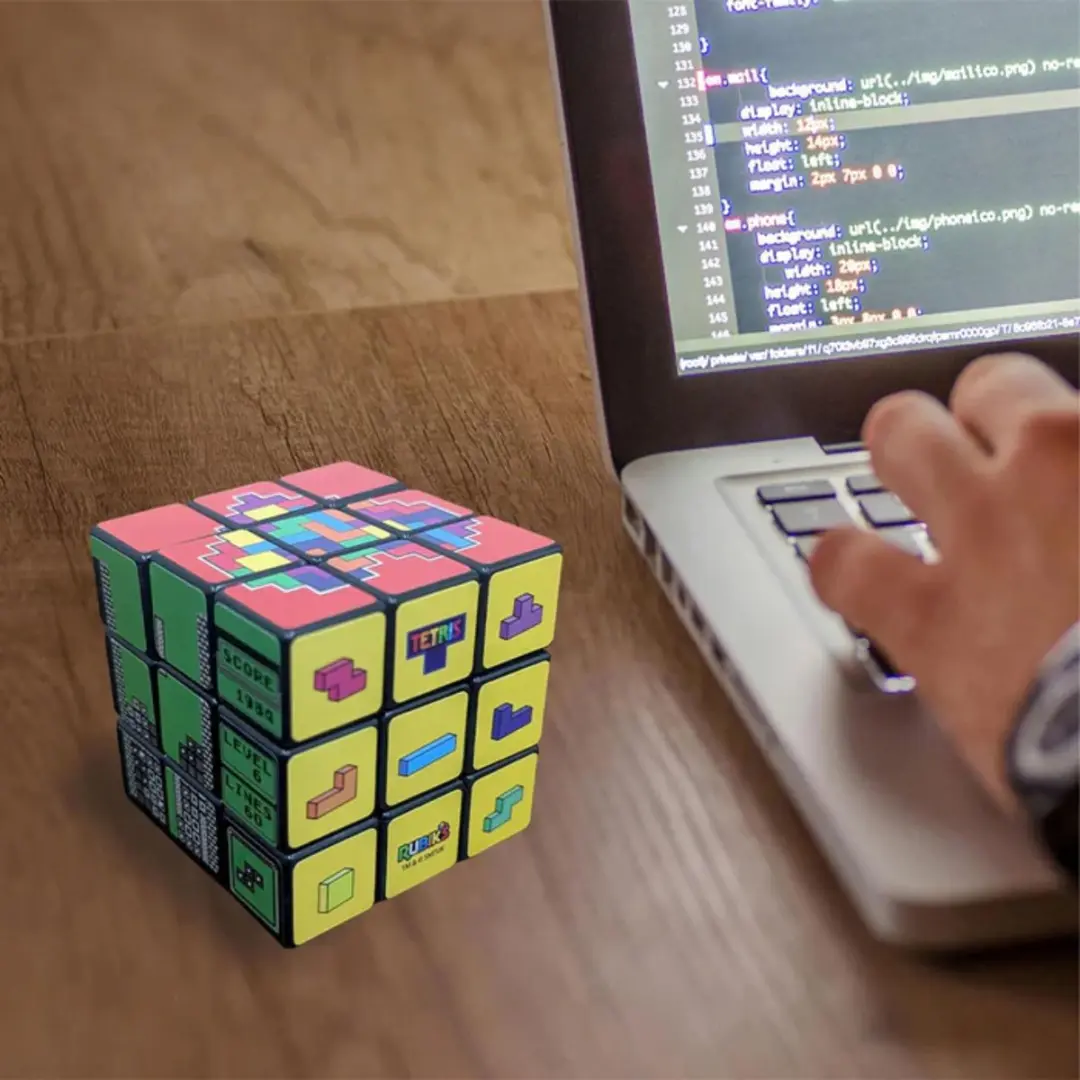 Spin Master Rubik’s Kubus Tetris 3D-Puzzel - Meerkleurig