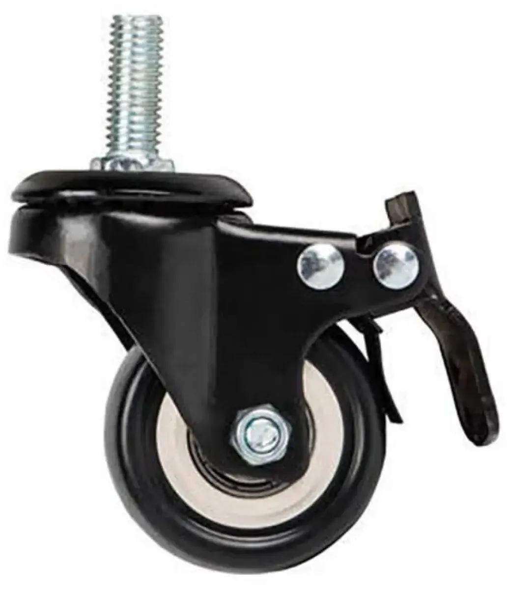 Lanberg AK-1601-B wielen - 4 stuks zwart - afbeelding 3 van 5