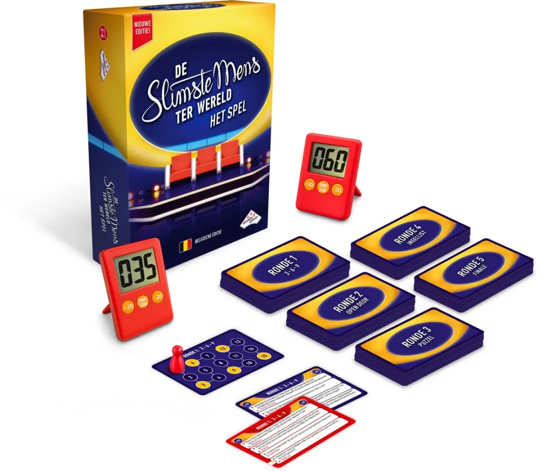Identity Games De Slimste Mens ter Wereld Partyspel 25056 - 6 Spelers