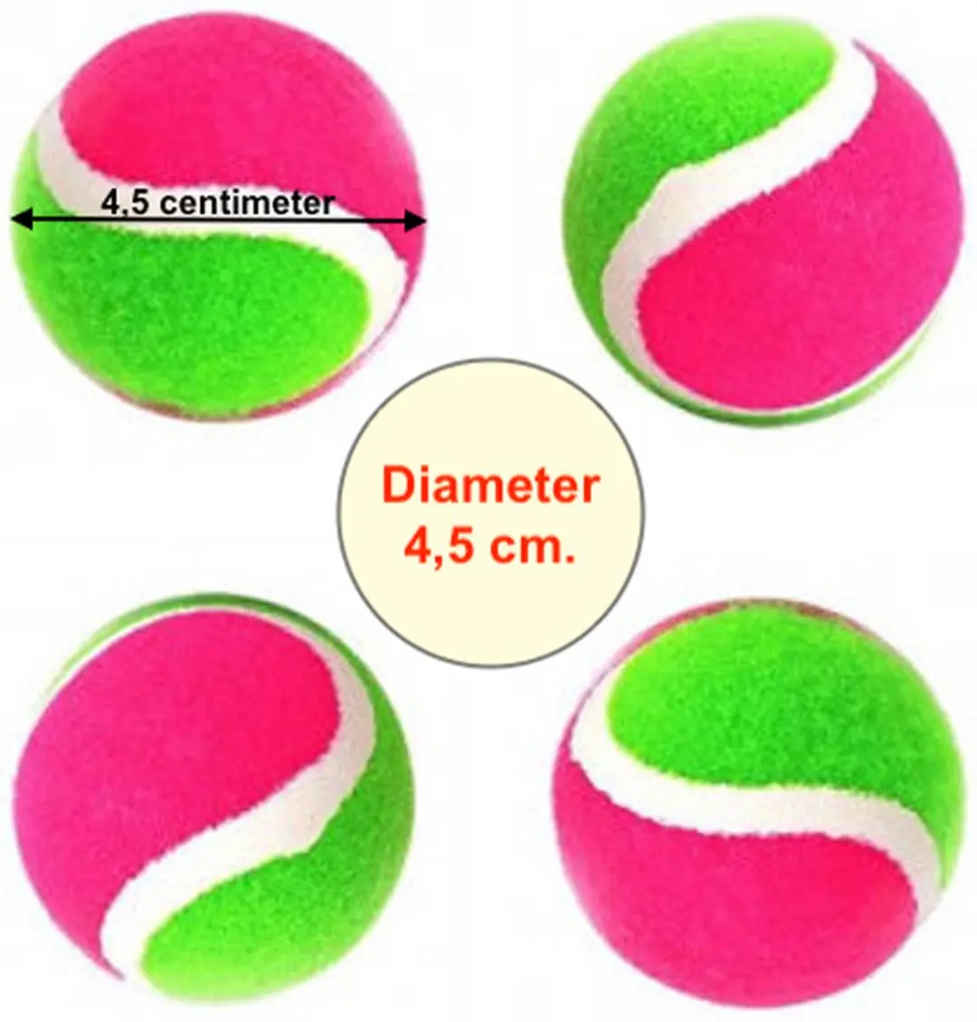 Scatch Ball 4 Losse Ballen 4,5CM