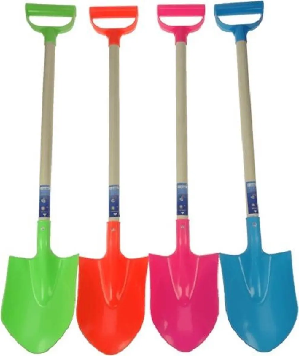 Plastic strandschep 77cm rood