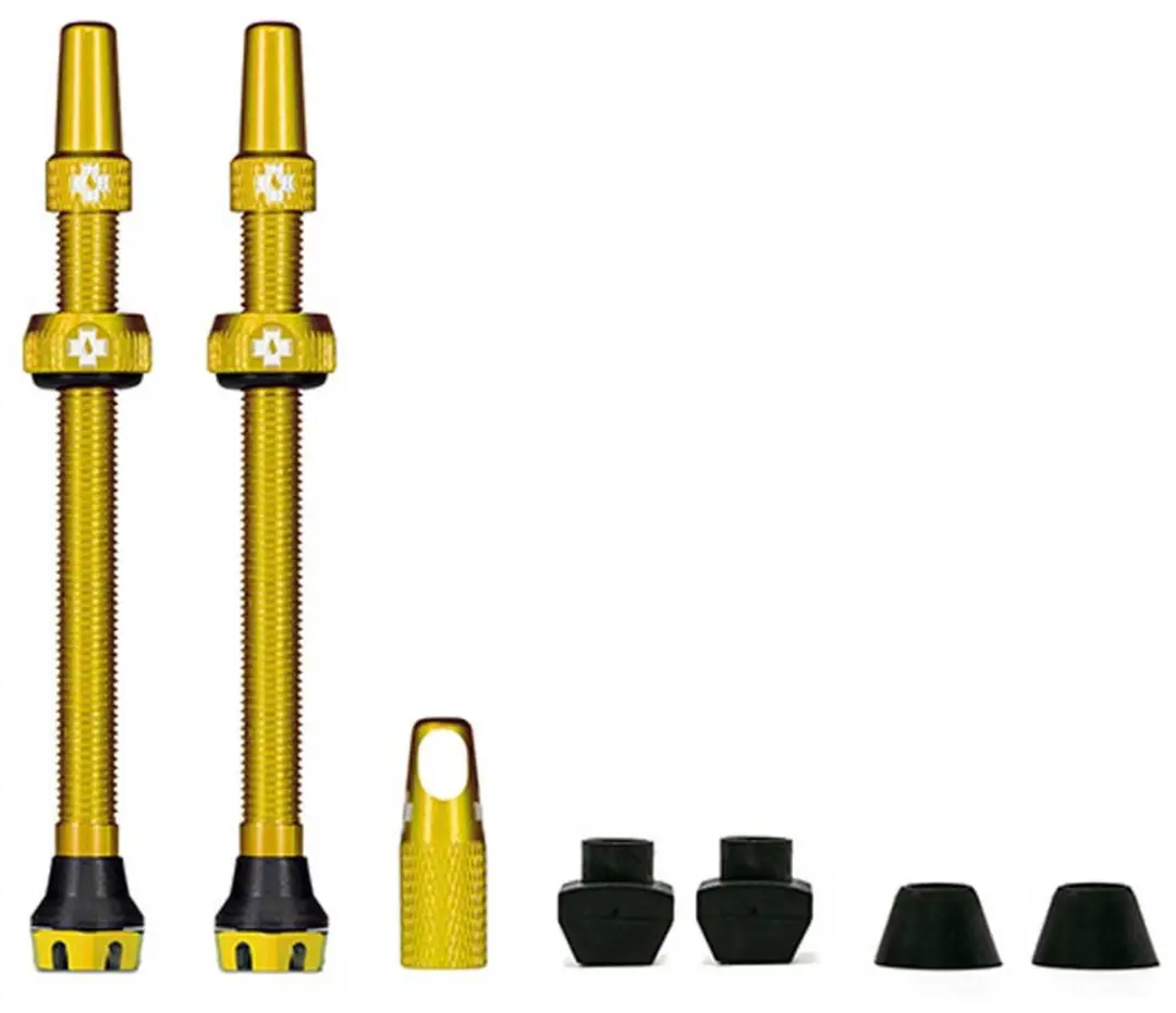 Muc-Off V2 Tubeless Valve Kit 44mm - Goud - Set van 2 - afbeelding 3 van 4