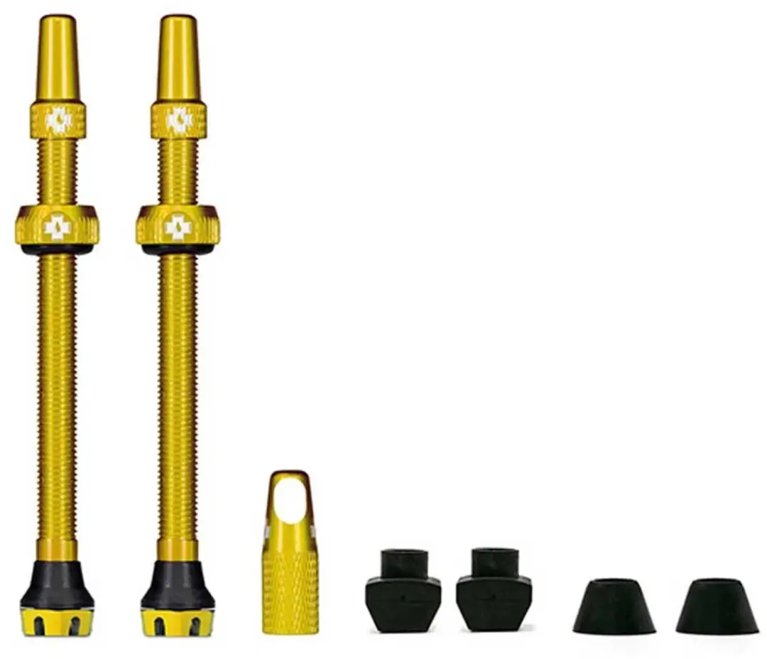 Muc-Off V2 Tubeless Valve Kit 44mm - Goud - Set van 2 - afbeelding 4 van 4