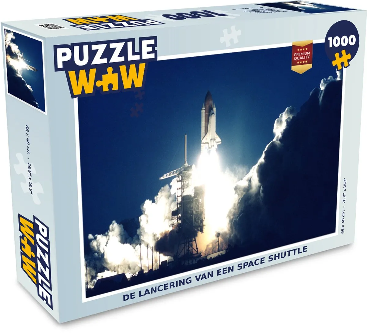 PuzzleWow Space Shuttle Legpuzzel 1000 Stuks