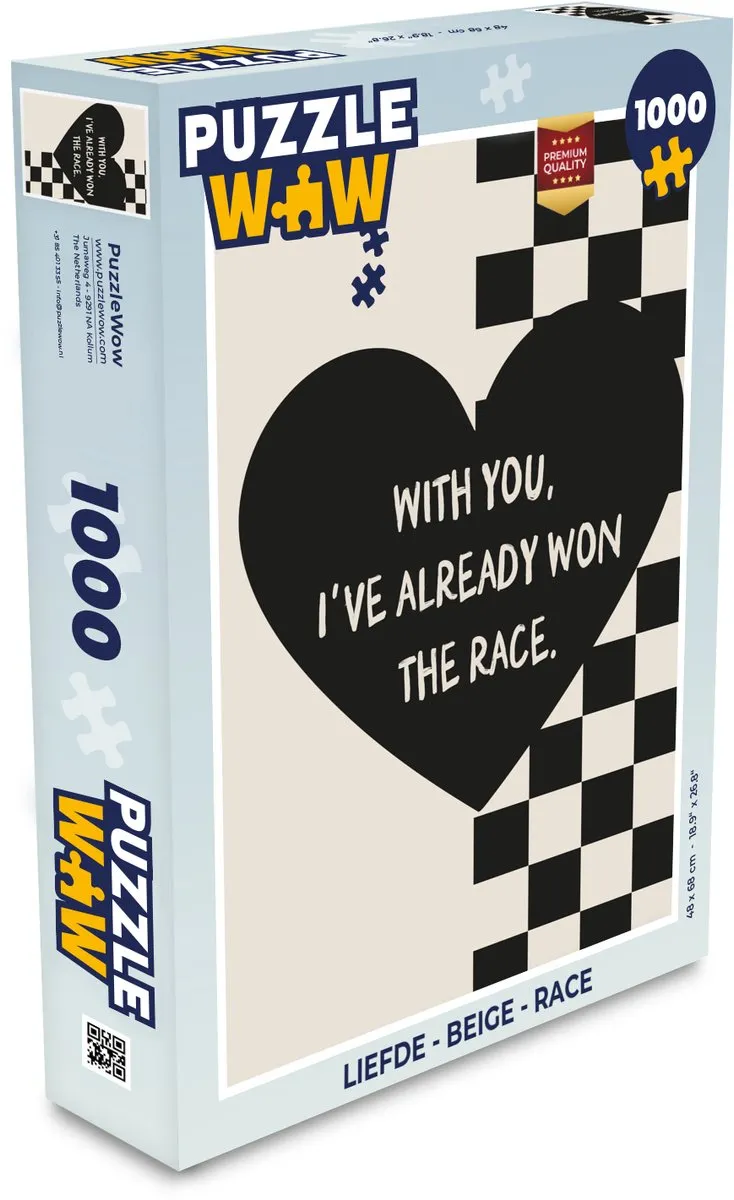 PuzzleWow Liefde Legpuzzel 1000 Stuks