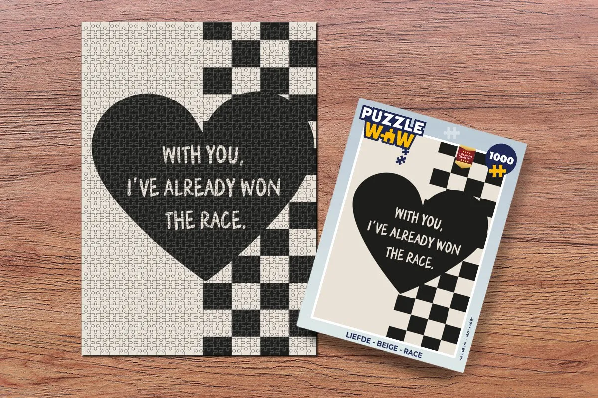 PuzzleWow Liefde Legpuzzel 1000 Stuks - Hart