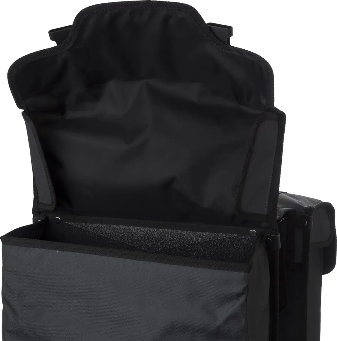 FastRider Dex Dubbele Fietstas Basics Geruit - 36L - Antraciet - afbeelding 6 van 6