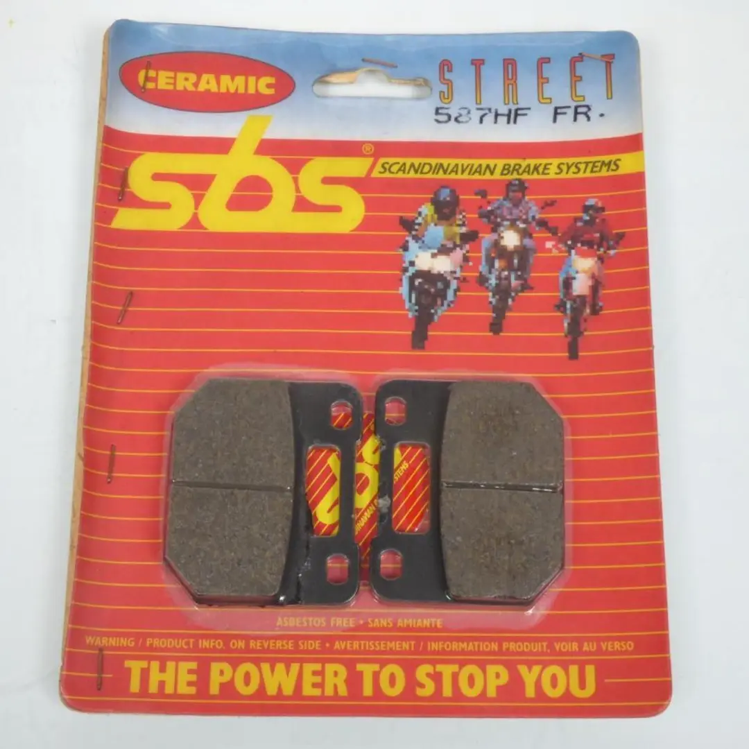 Plaquette de frein SBS pour Moto Suzuki 125 RG gamma 1986 à 1990 AVG / Frein ar