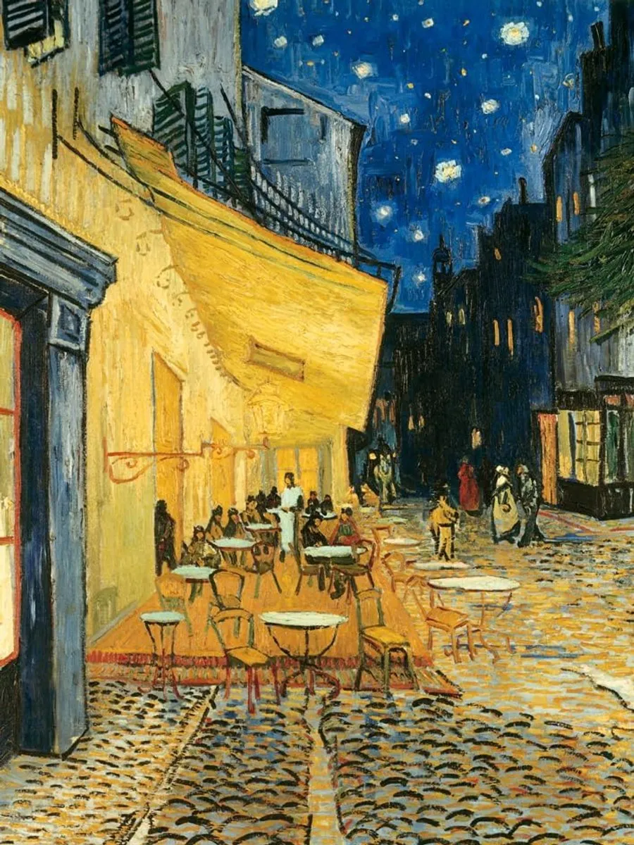 Ravensburger Art Cafe Terrace At Night Puzzle 1000 Stuks - Multicolor - afbeelding 2 van 3