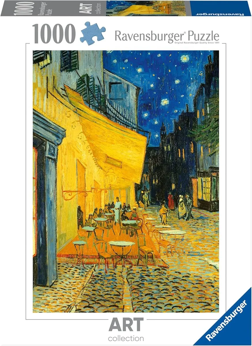 Ravensburger Art Cafe Terrace At Night Puzzle 1000 Stuks - Multicolor - afbeelding 3 van 3
