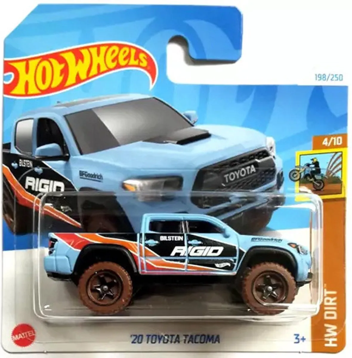Hot Wheels Toyota Tacoma Bilstein Blue 1:64