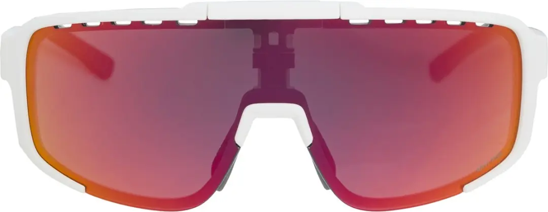 AGU Bold 2.0 Fietsbril - Rode Lens - Wit