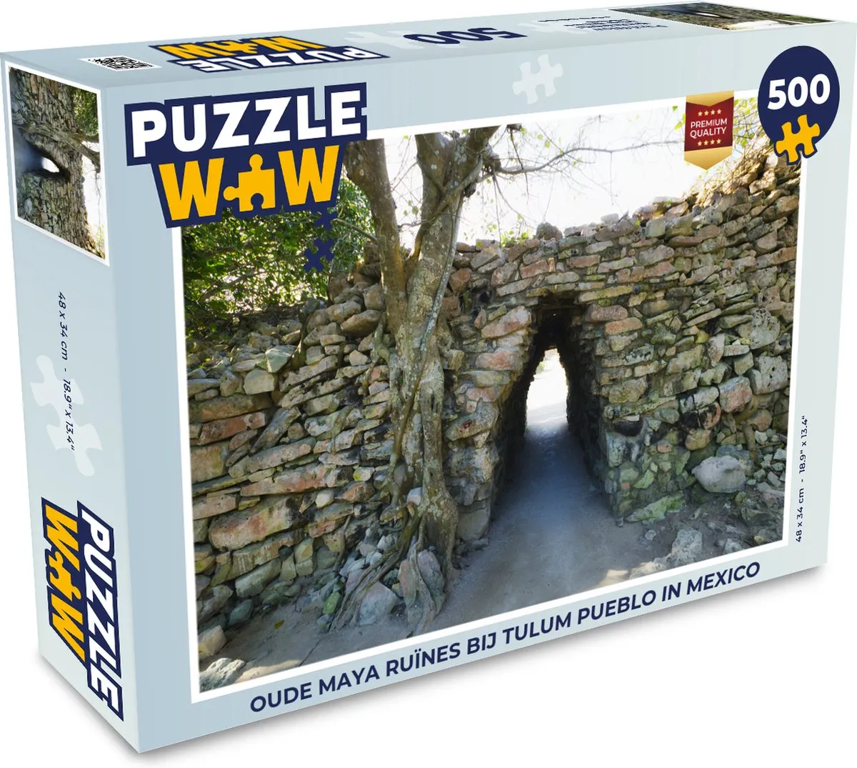 PuzzleWow Oude Maya Ruïnes Tulum 500 Puzzelstukken