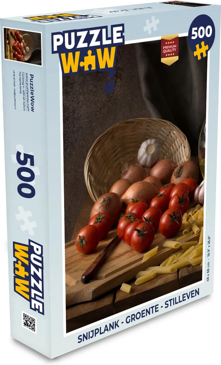 PuzzleWow Snijplank Legpuzzel 500 Stuks
