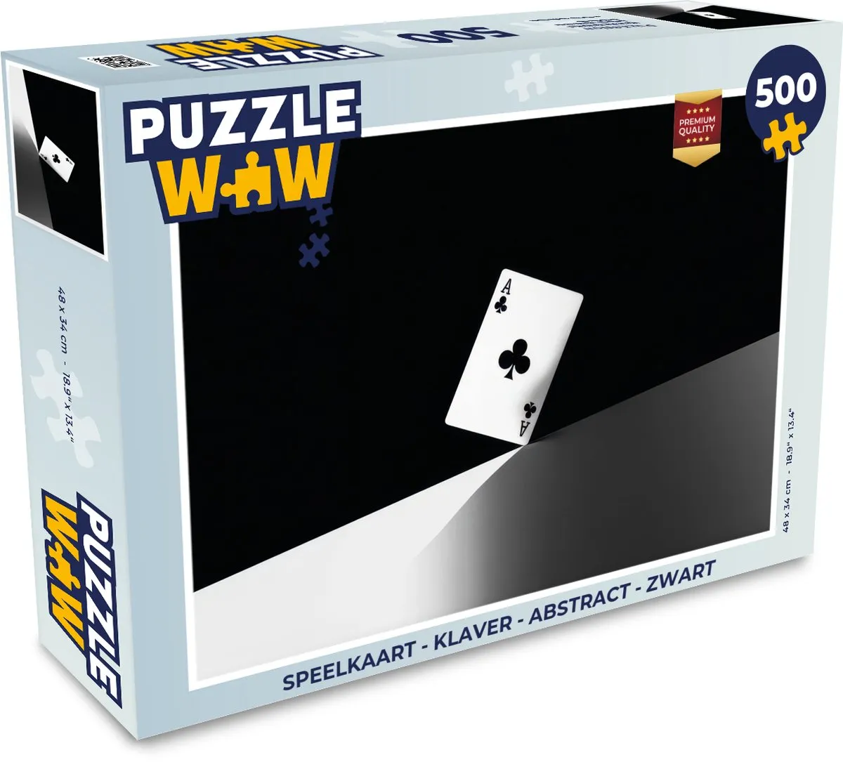 PuzzleWow Speelkaart Klaver Legpuzzel 500 Stuks