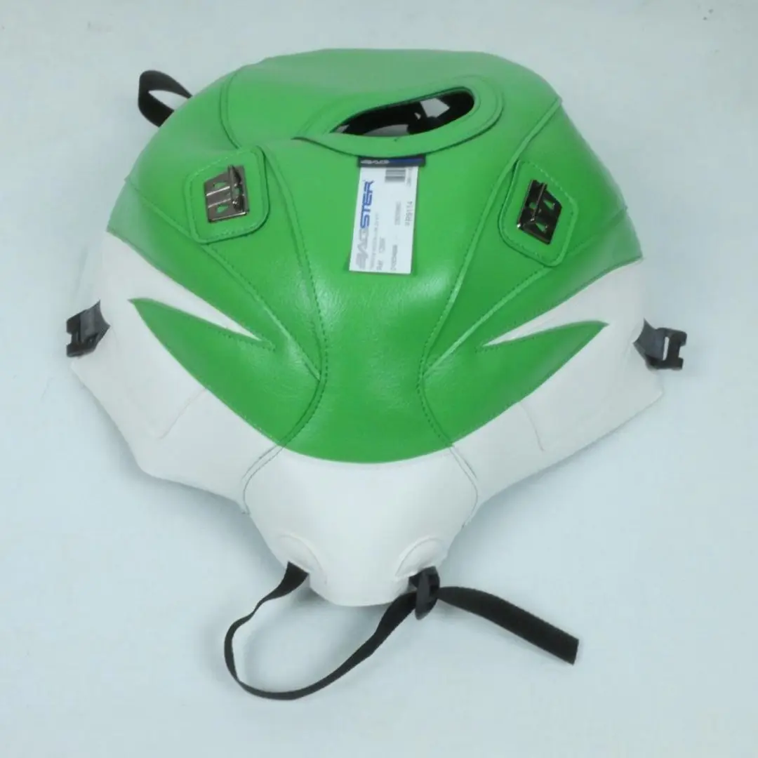 bagster 1299f groen wit tankmat voor kawasaki 600 zx6r 1995-97