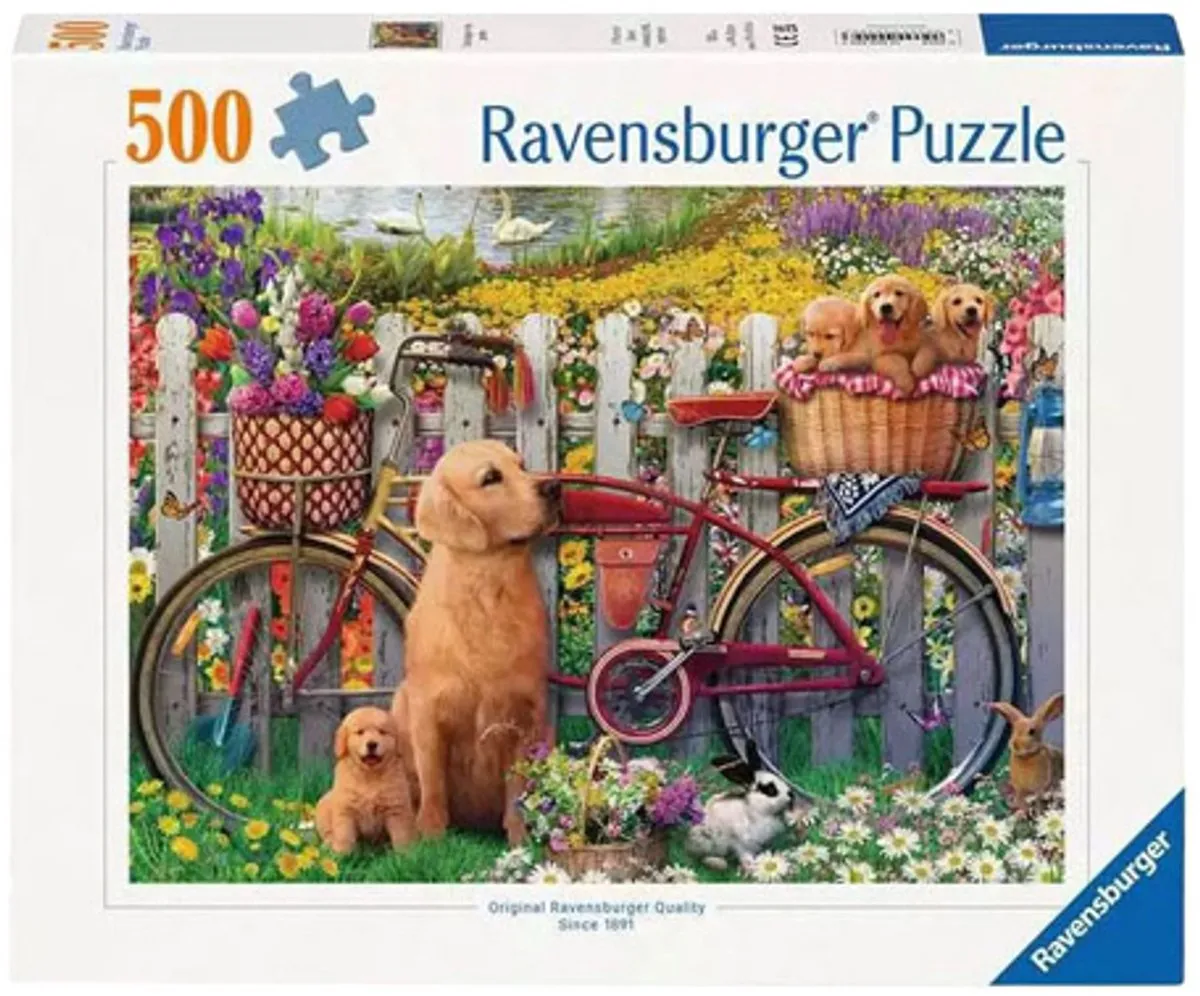 Ravensburger Honden in de Tuin Legpuzzel 500 Stuks - Multicolor