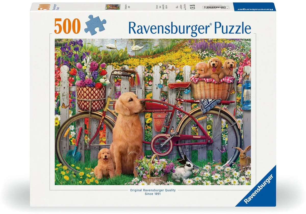 Ravensburger Honden in de Tuin Legpuzzel 500 Stuks - Multicolor