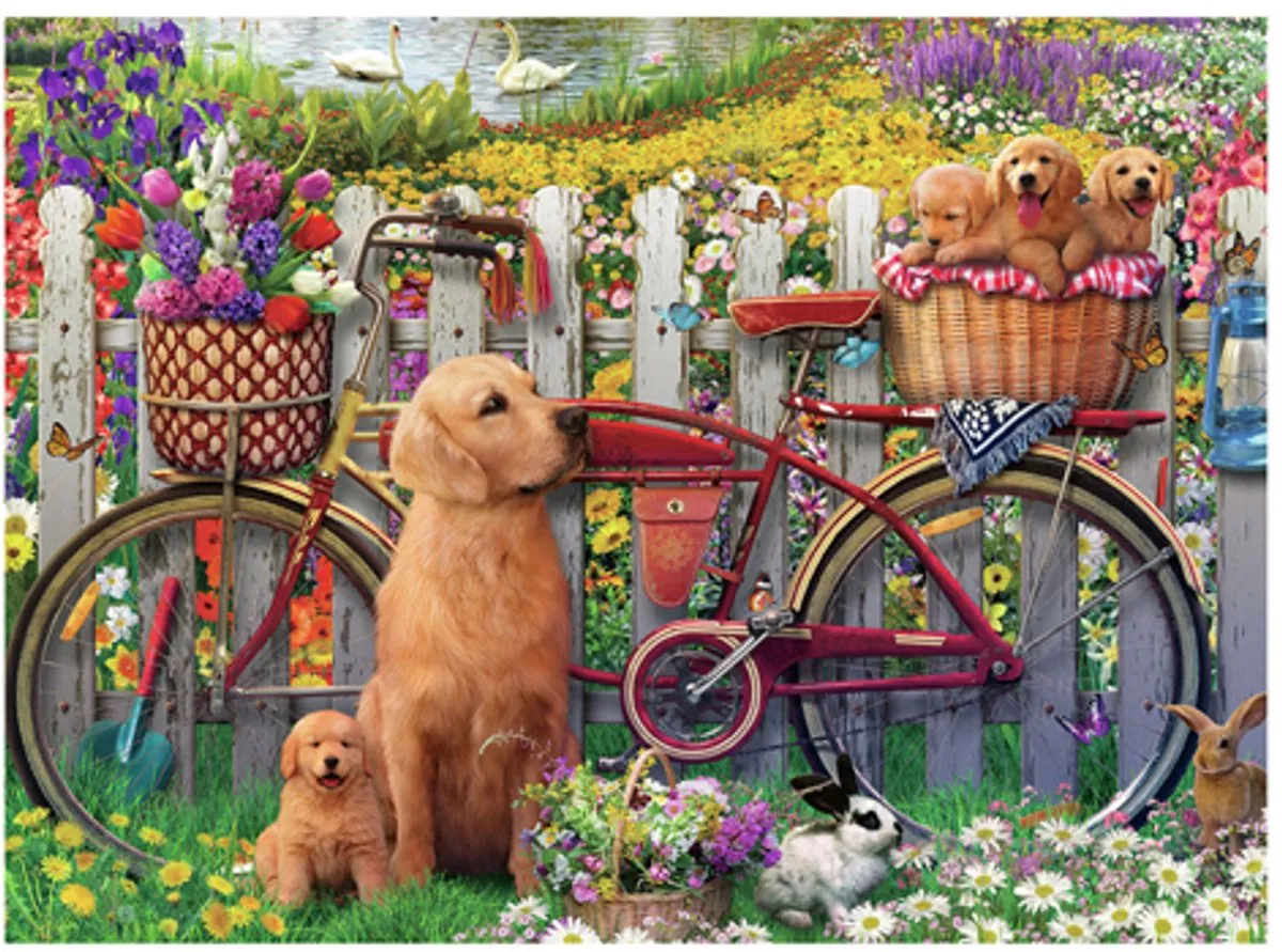 Ravensburger Honden in de Tuin Legpuzzel 500 Stuks - Multicolor