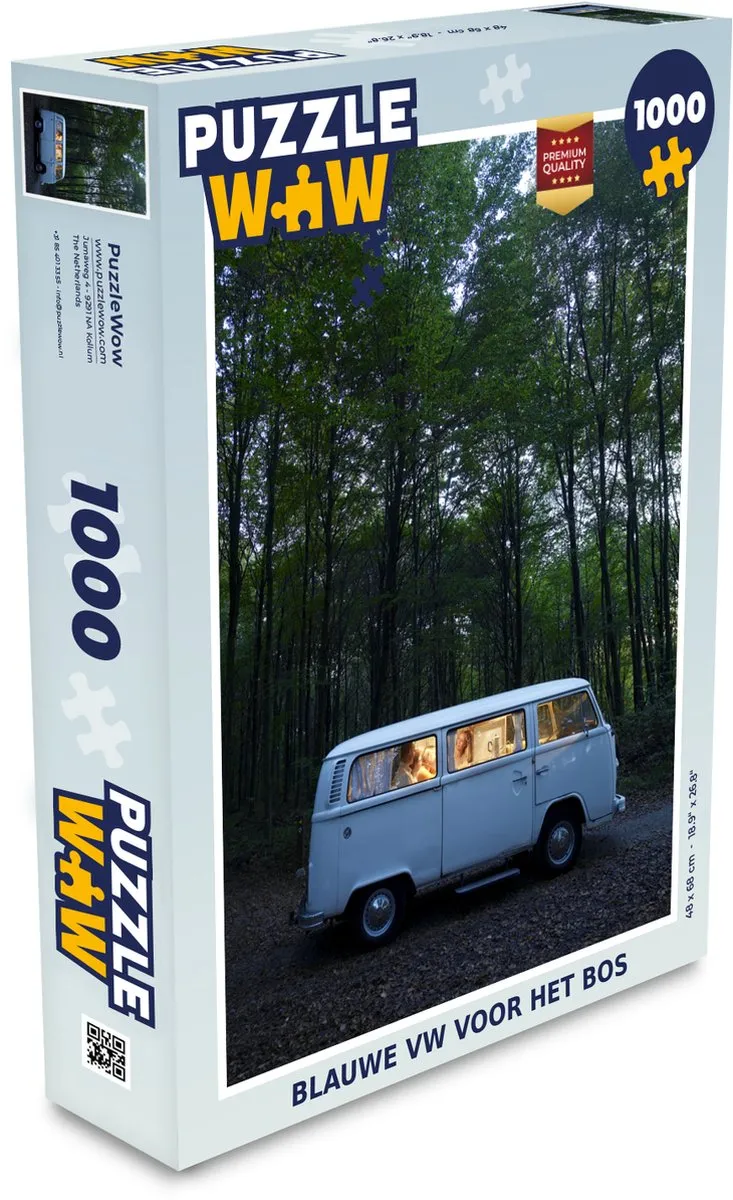 PuzzleWow Puzzel Bus Legpuzzel 1000 Stuks