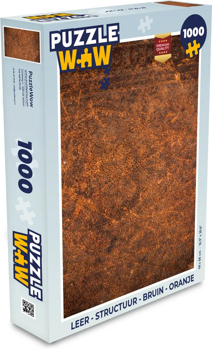 PuzzleWow Legpuzzel 1000 Stuks - Multicolor
