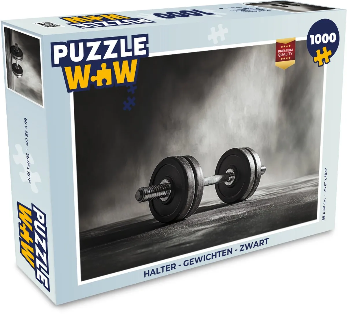 PuzzleWow Halter Gewichten Legpuzzel 1000 Stuks