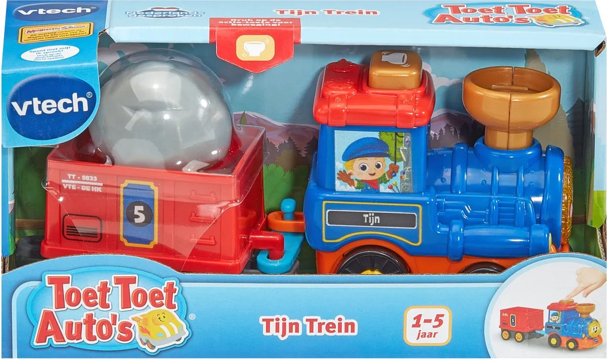 VTech Toet Toet Auto's Tijn Trein - Multicolor