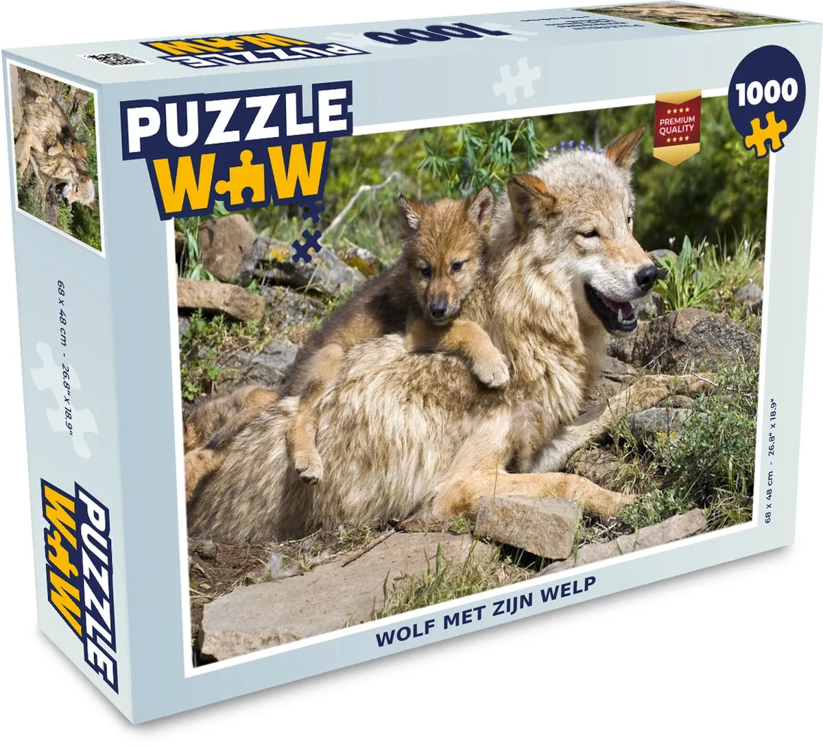 PuzzleWow Welp Legpuzzel 1000 Stuks