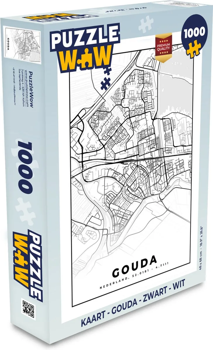 PuzzleWow Gouda Legpuzzel 1000 Stuks