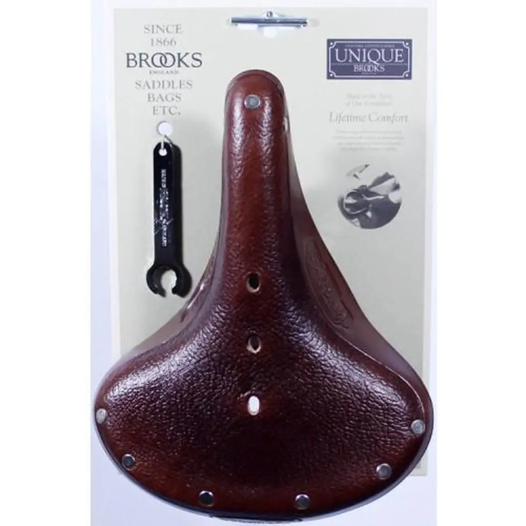 Brooks B66 Heren Zadel - Bruin - afbeelding 3 van 6